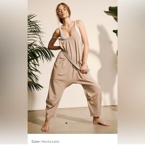 FP Movement by Free People Mocha Latte Jumpsuit
